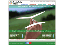 Tablet Screenshot of freshcolorpress.com